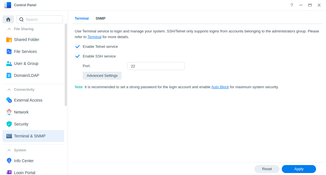 Synology NAS file monitoring