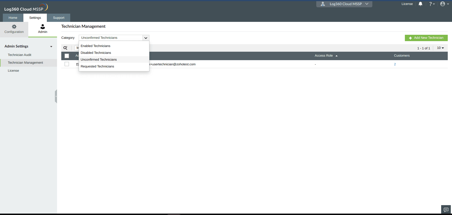 Technician Management