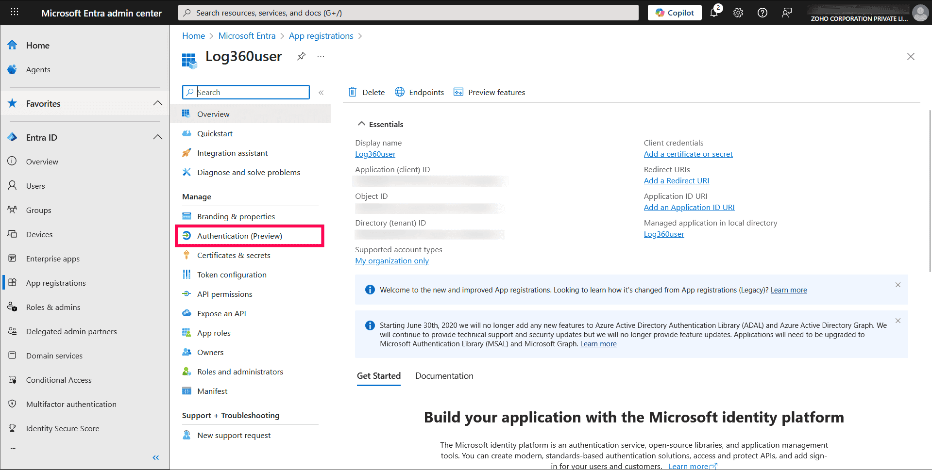 Configuring and managing