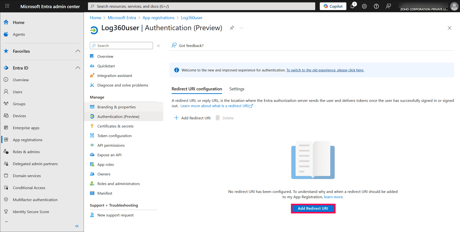 Configuring and managing