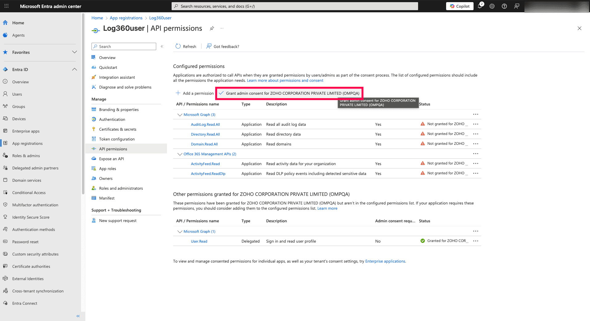 Configuring and managing