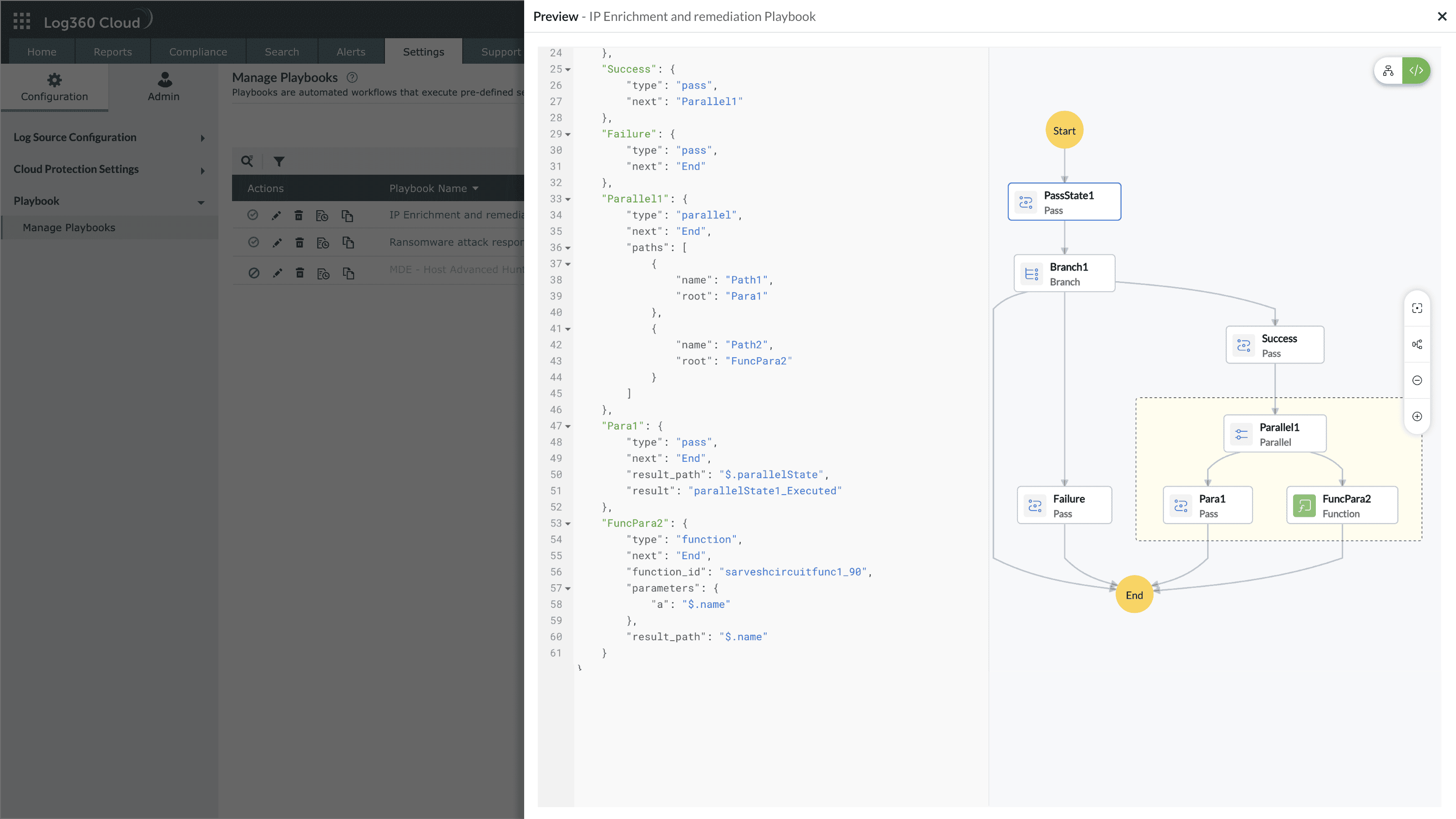 Manage playbooks