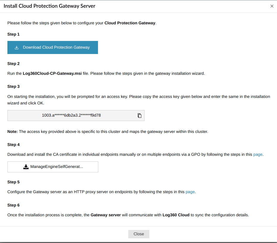 Configuring Gateway Server