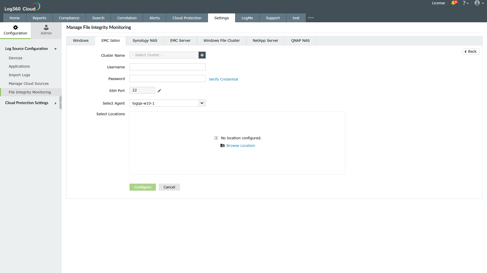 EMC Isilon file monitoring