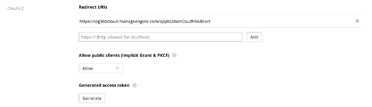 Enabling permissions in the Permissions tab