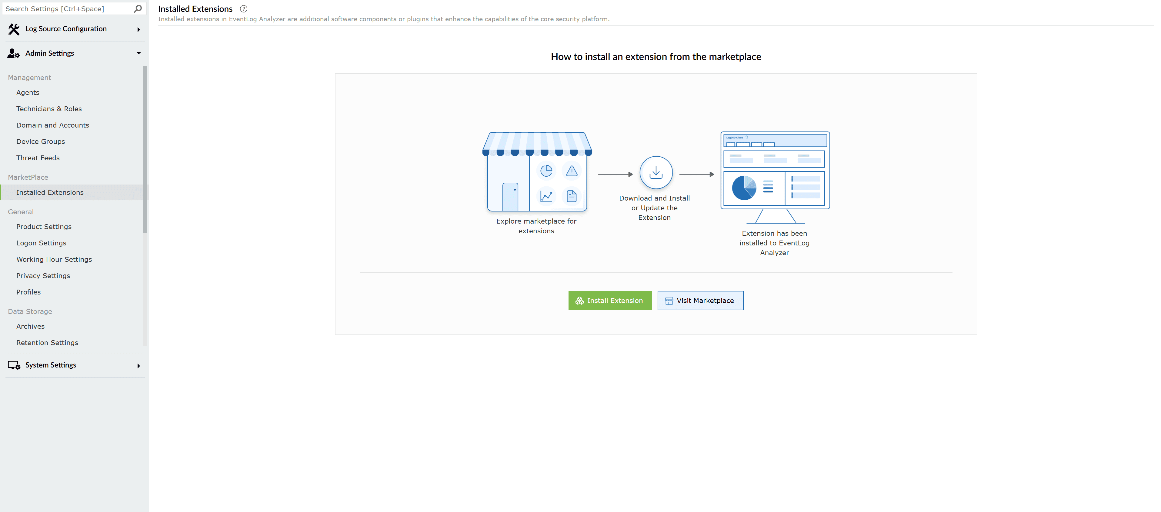 Installing Extensions
