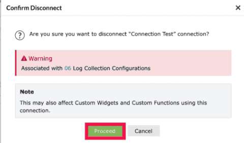 Confirming deletion