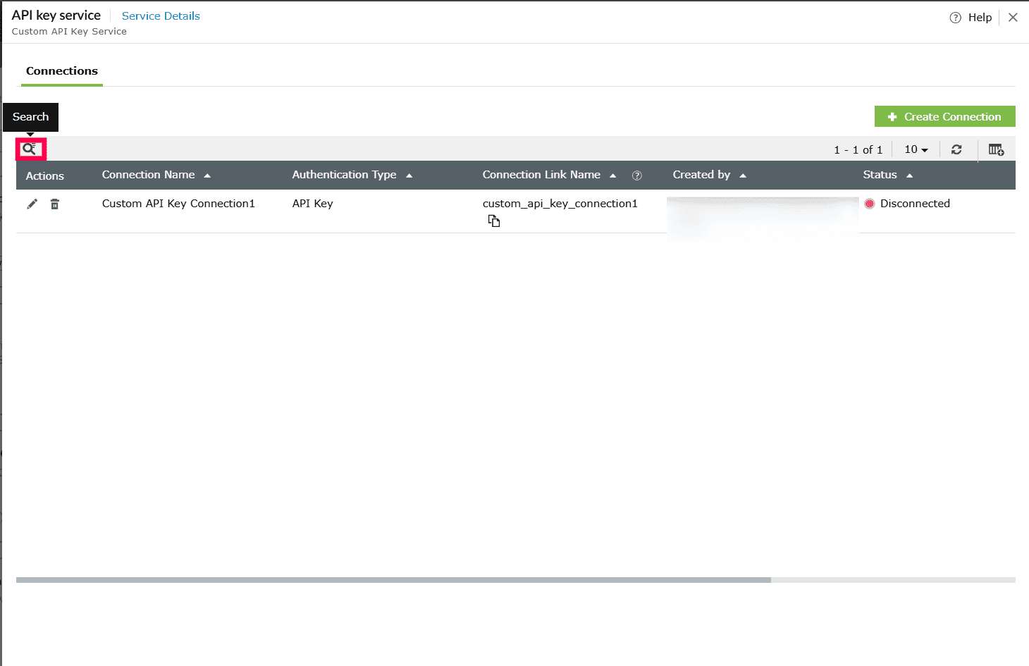 Viewing associated capabilities