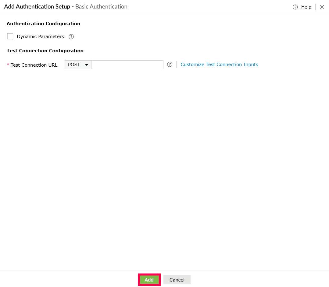 Adding the authentication