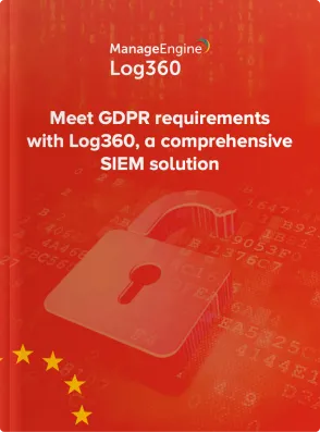 A solution book for IT security admins to meet GDPR requirements