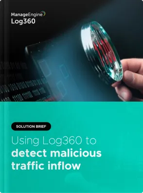 Detect malicious traffic inflow using Log360