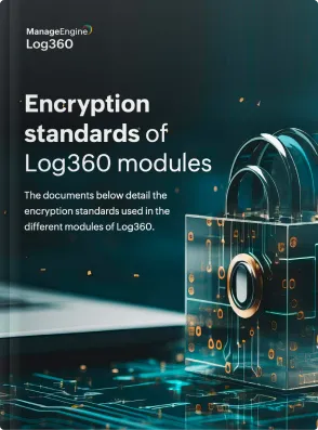 Encryption standards of Log360 modules