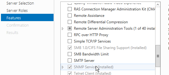 SNMP agent configuration in Lotus Domino Server on OpManager: Remote server administration tool