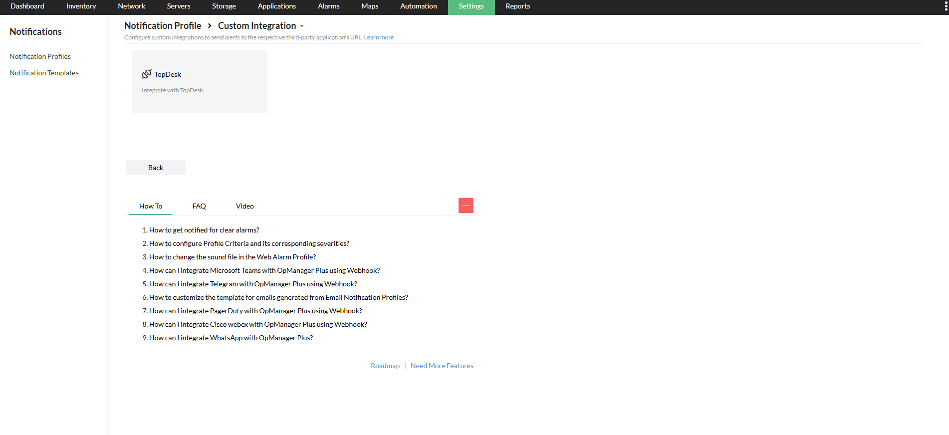opmanager-topdesk-custom-integration