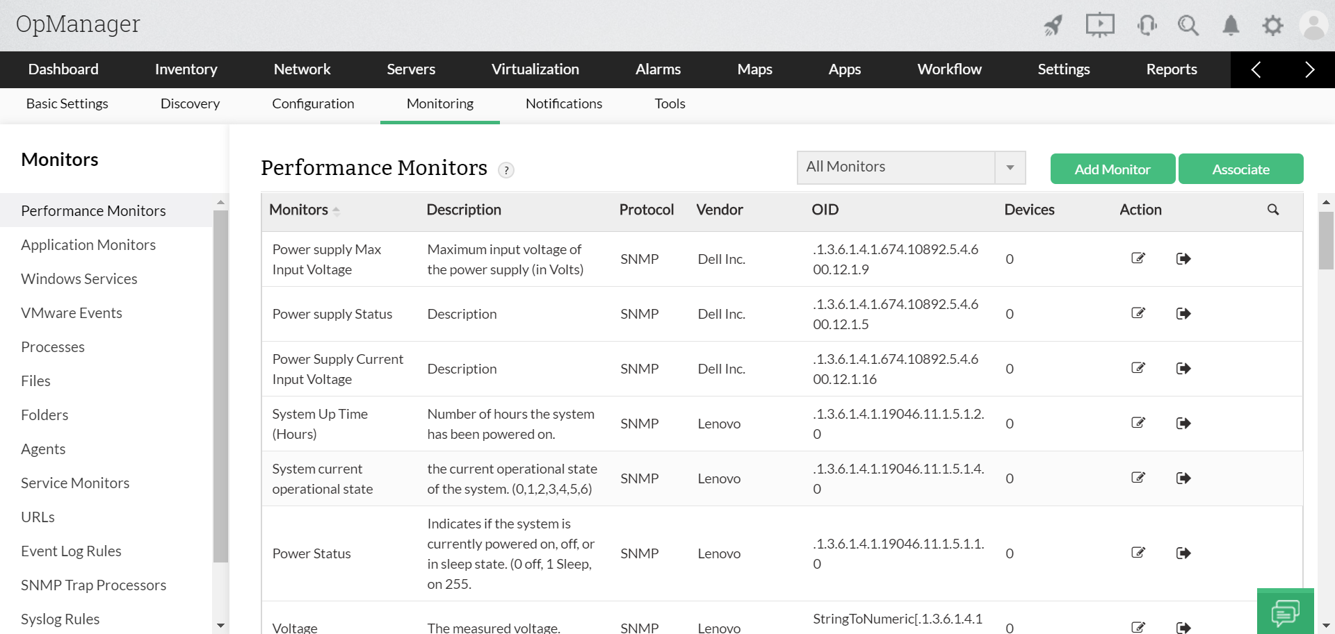 Network Performance Monitors - ManageEngine OpManager