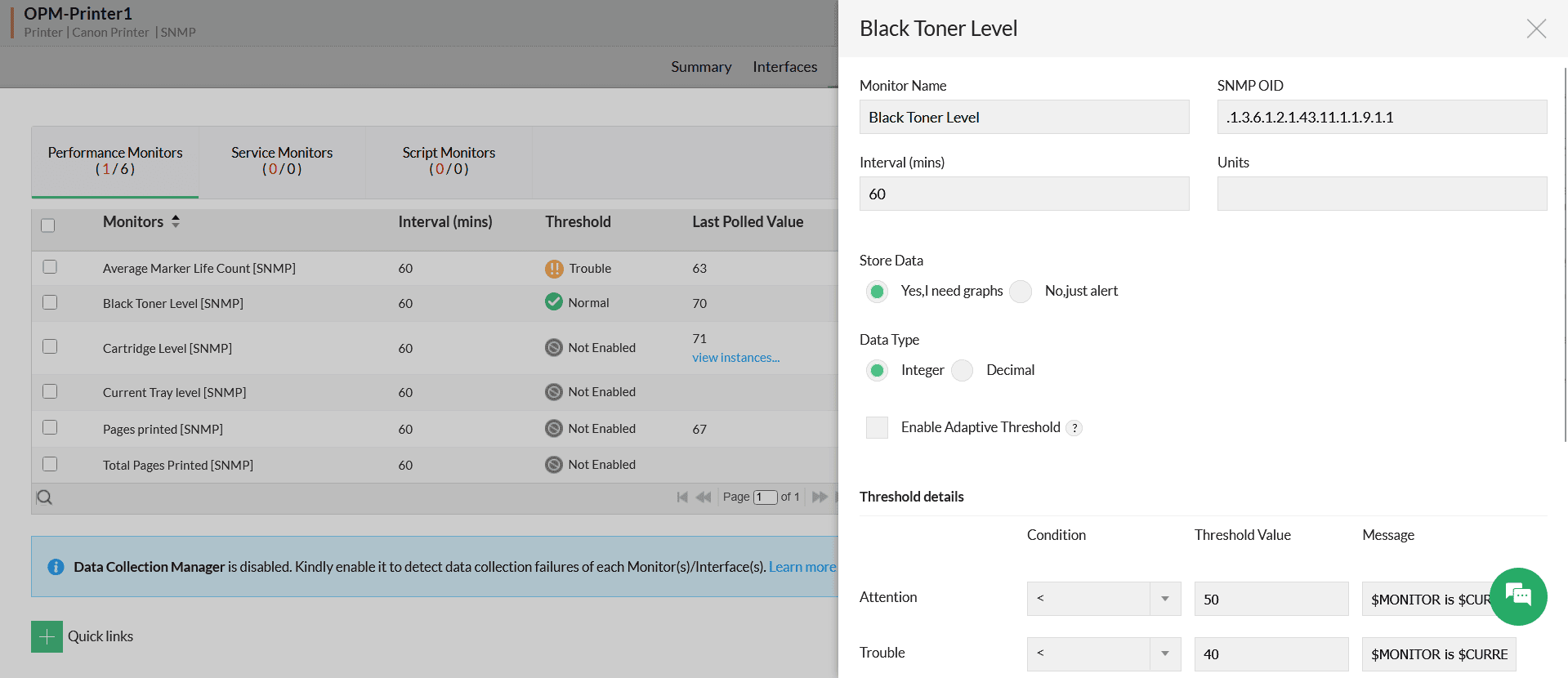 Gain real-time visibility into consumables