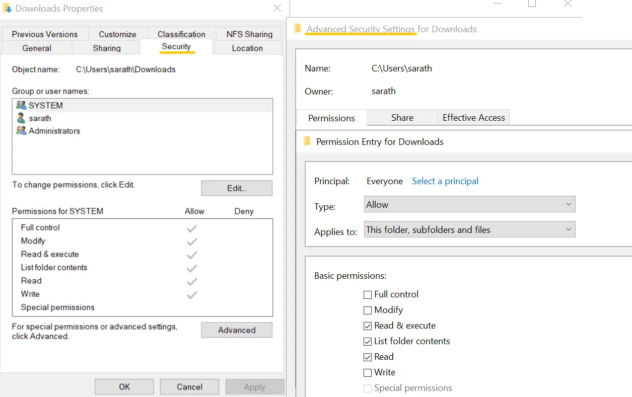 Object-level auditing for files