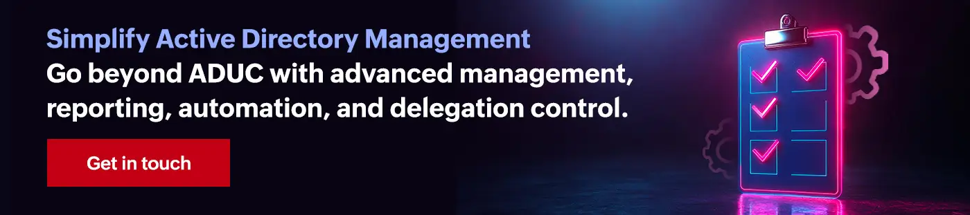 Active Directory Users and Computers