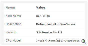 Xenserver Host and VM Configuration