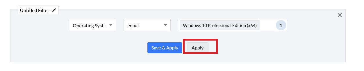 Filtering Missing Patches