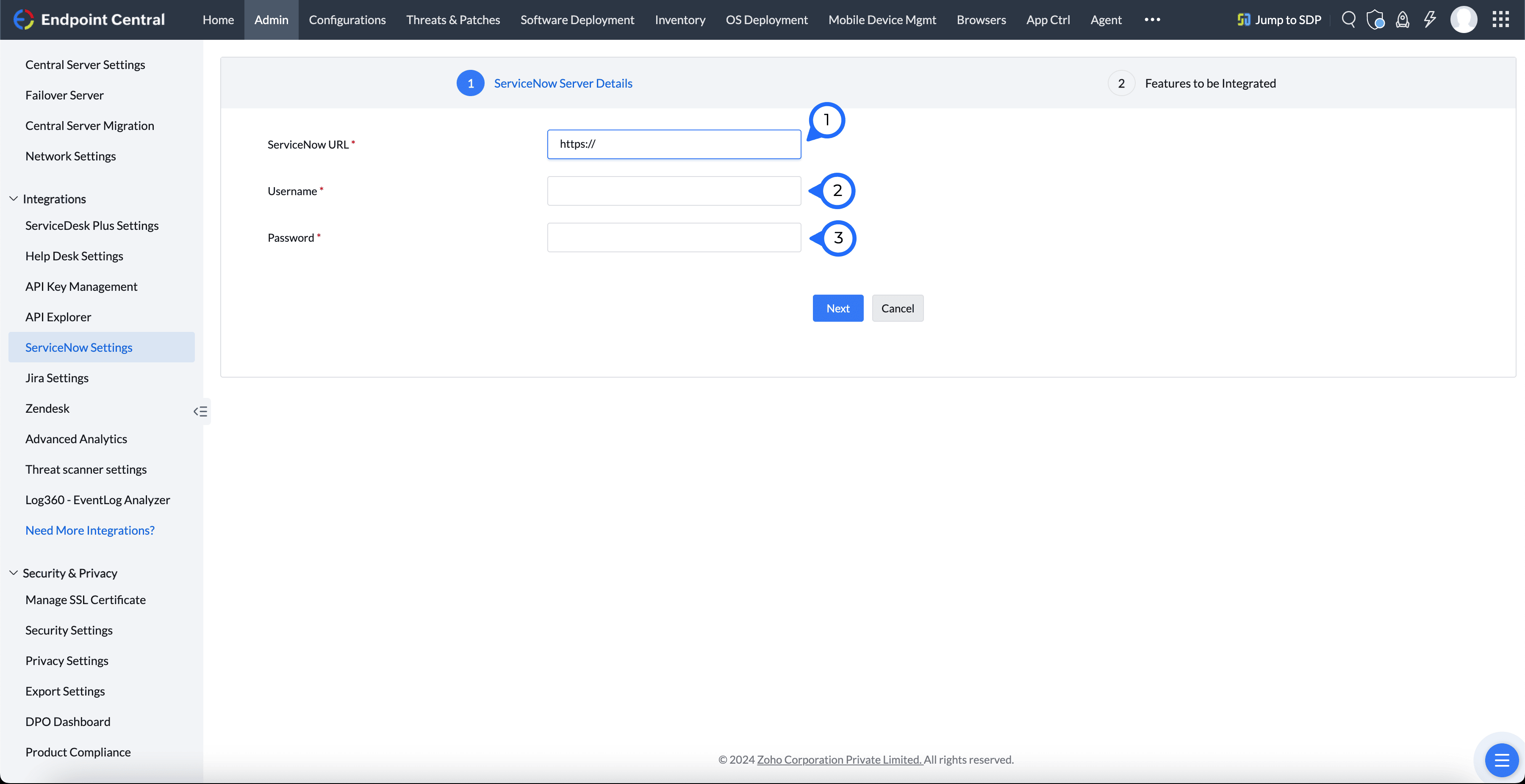 ServiceNow Instance Details