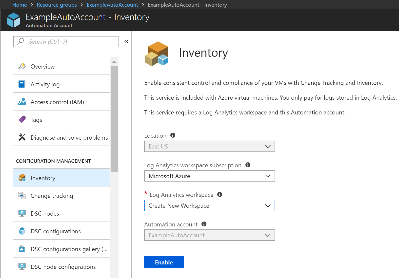 Endpoint Central: Creating Azure Inventory