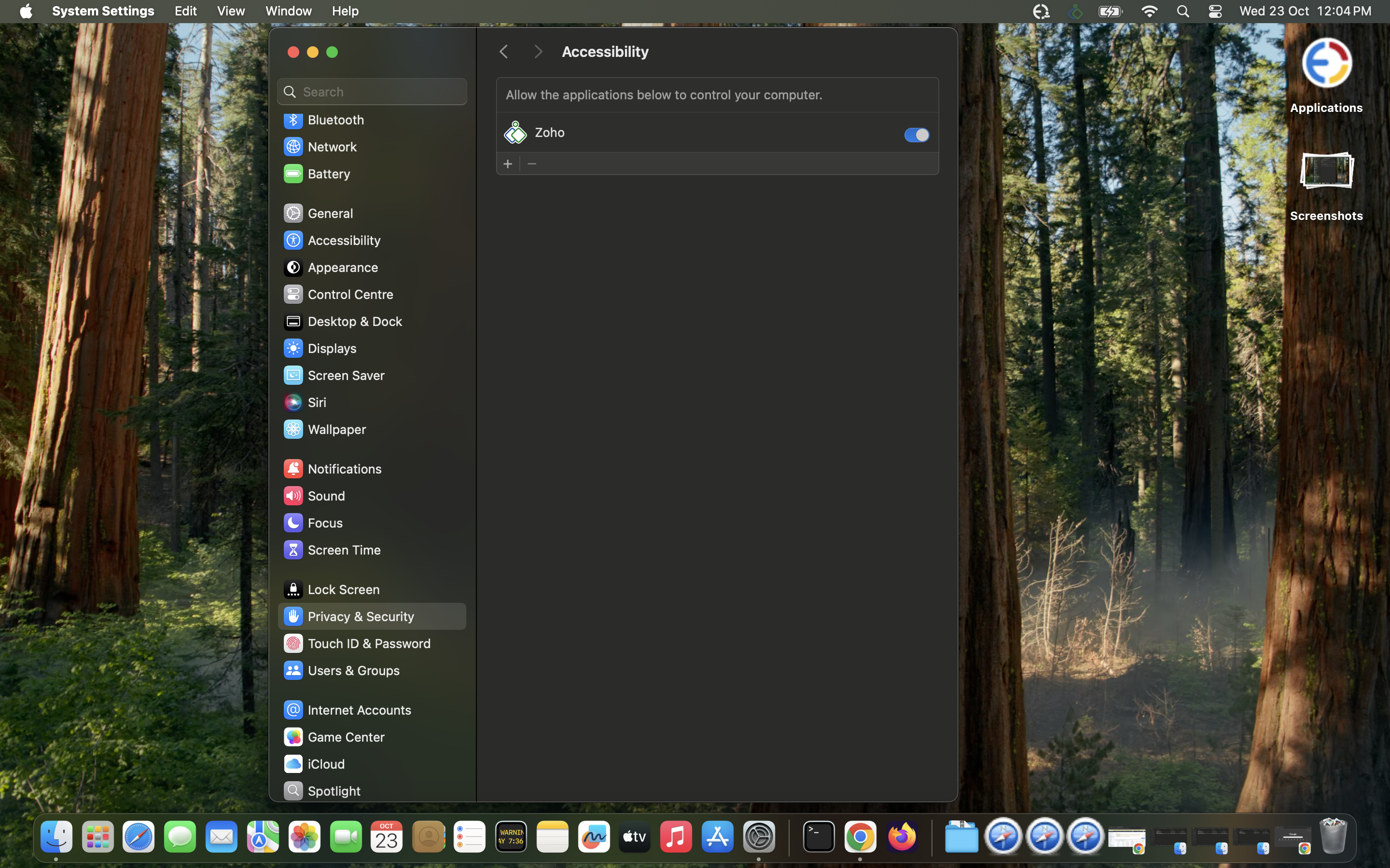 MAC 10.14 remote control error