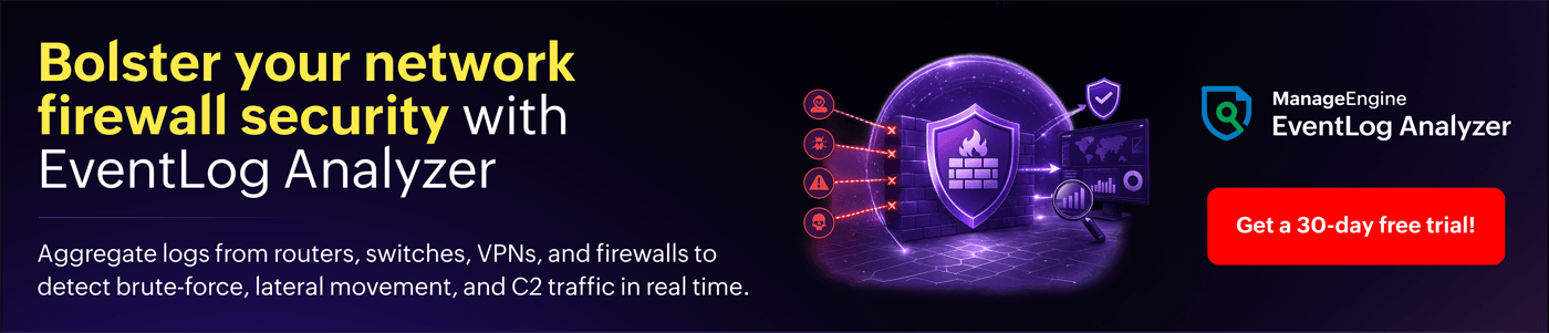 Ready to secure your SQL server with EventLog Analyzer