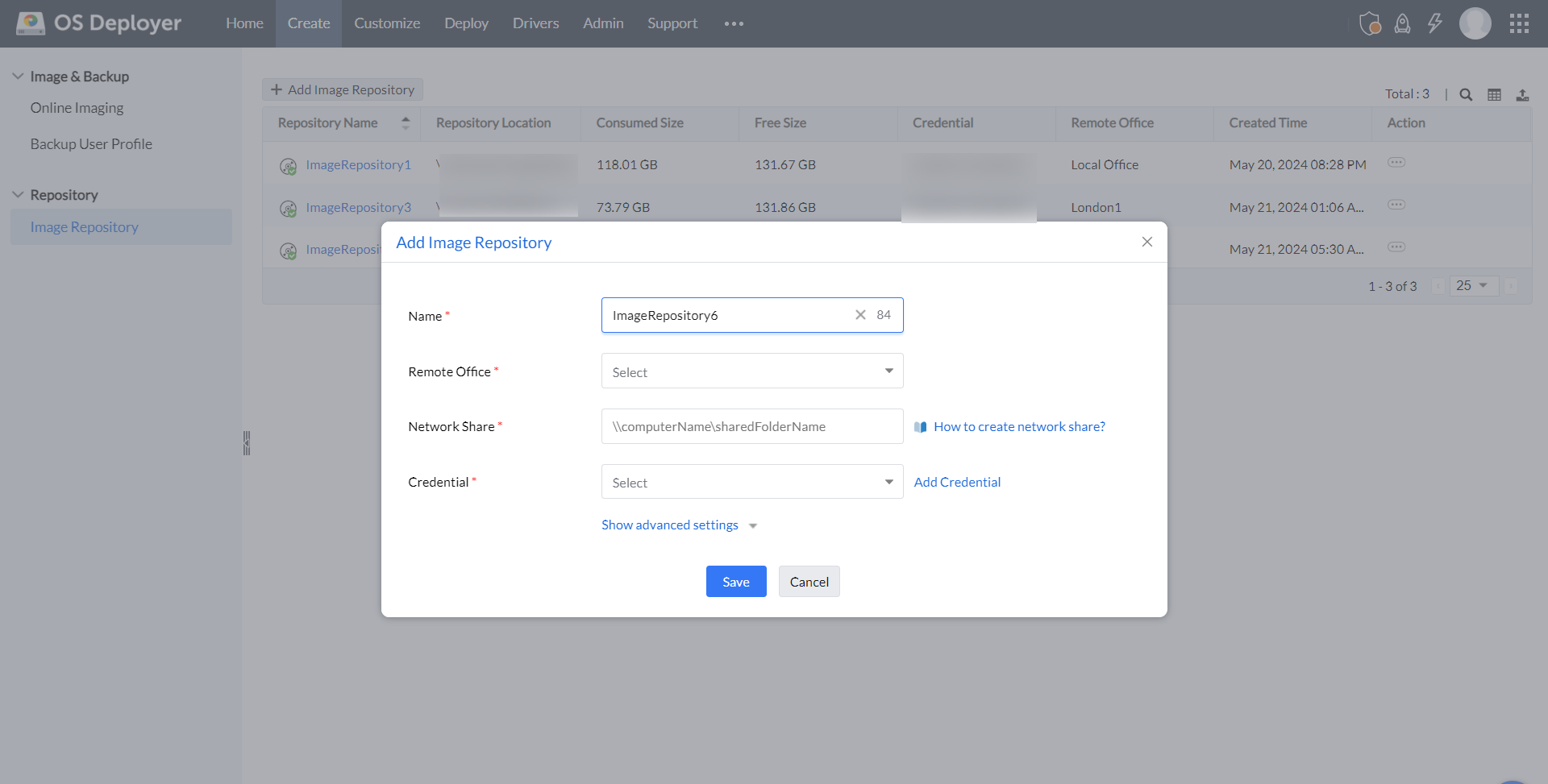 Windows 10 image - ManageEngine OS Deployer