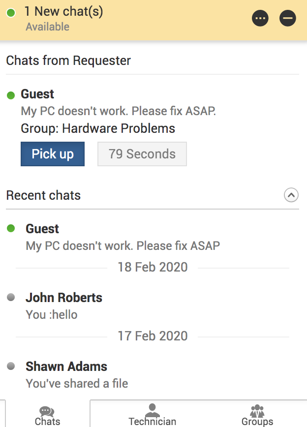 chat-pickup-for-tech