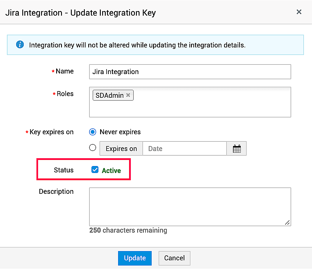 Jira integration update