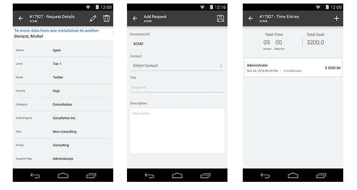 SupportCenter Plus Android Application
