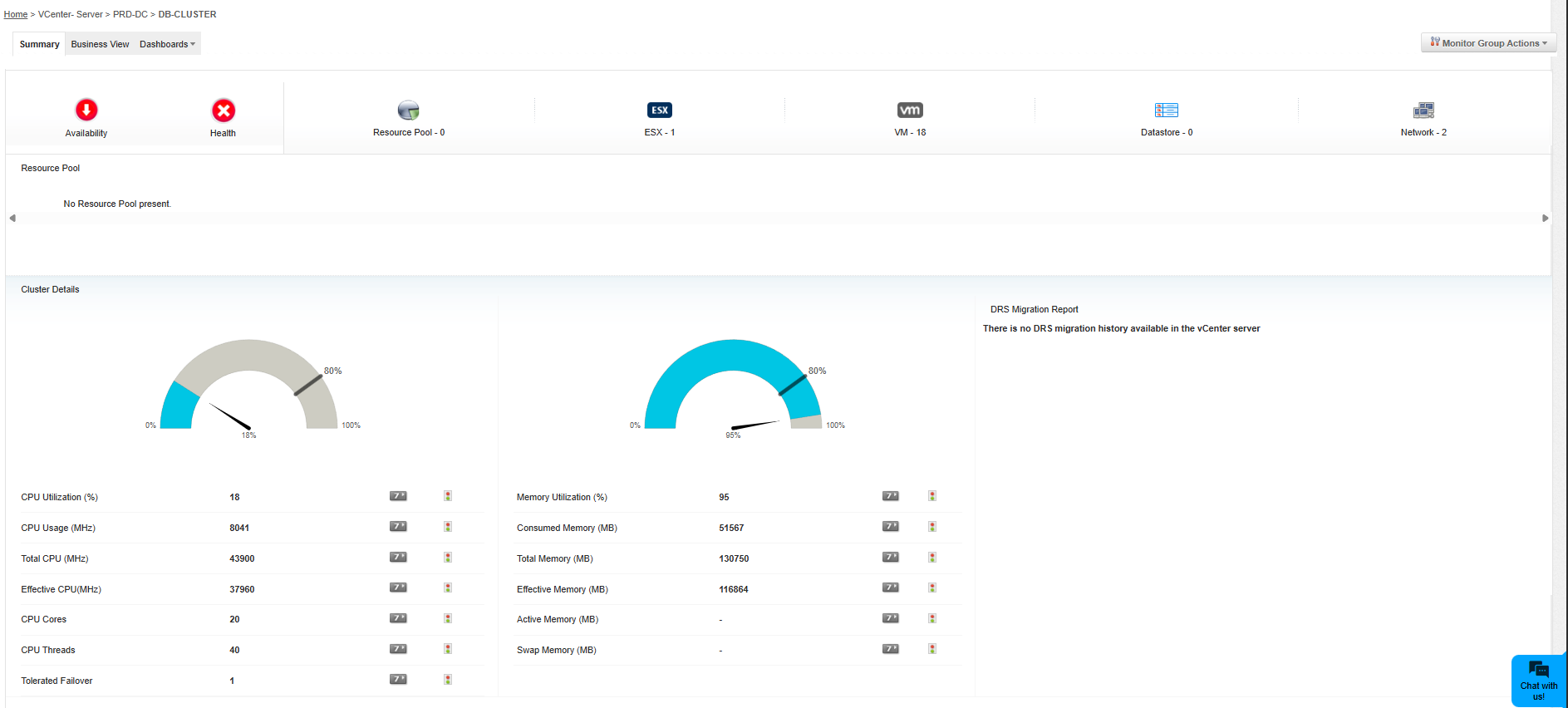 VMware Cluster Discovery - ManageEngine Applications Manager