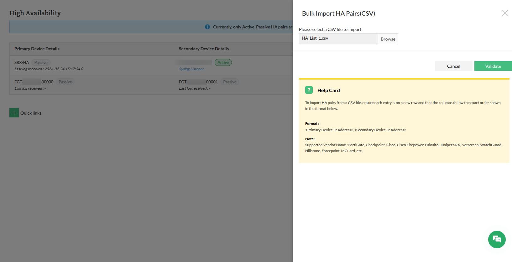 High Availability High Availability